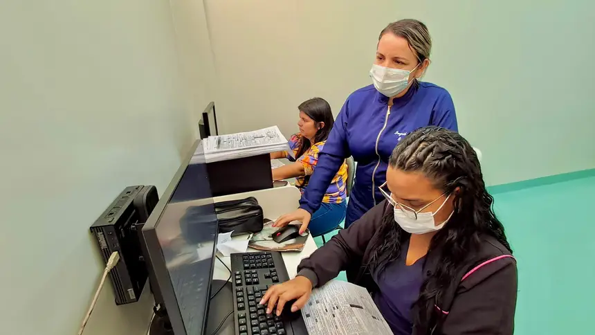 Foto: Júnior Nery/GEA Vigilância 24h para notificar pacientes pediátricos com SRAG