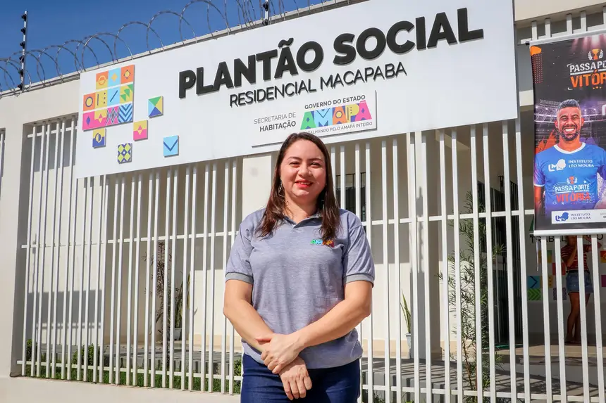 Foto: Ruan Alves/GEA Gleice Barbosa, coordenadora do Plantão Social do Macapaba