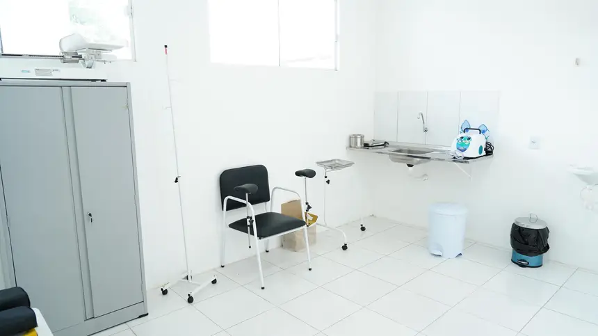 Sala de atendimento na nova UBS
