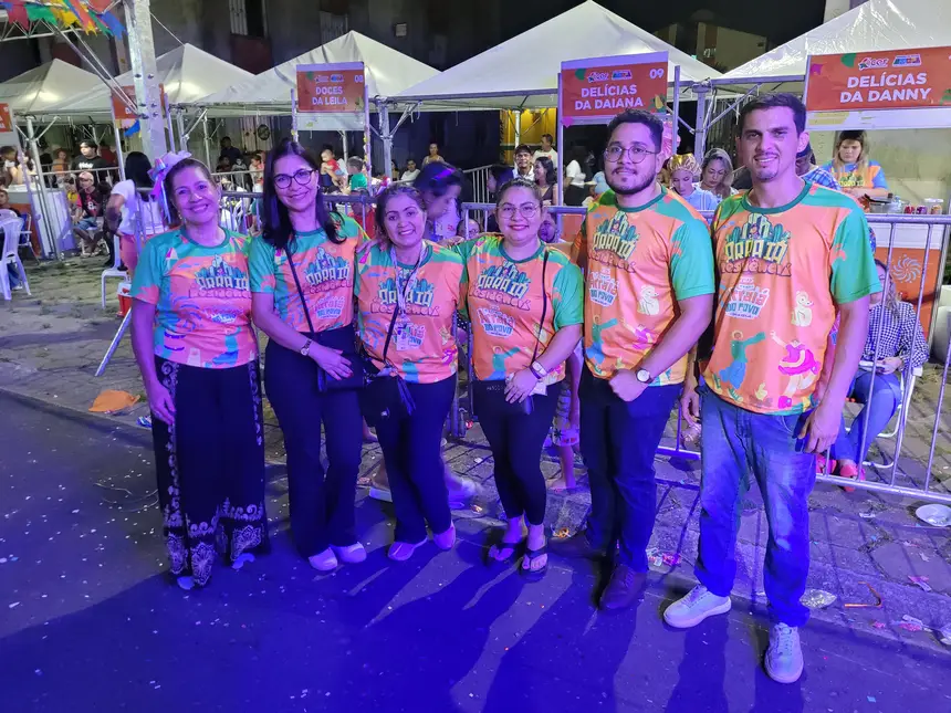 Parte da equipe da Secretaria de Habitação 