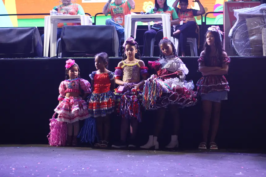 Candidatas do Miss Caipira Infantil 