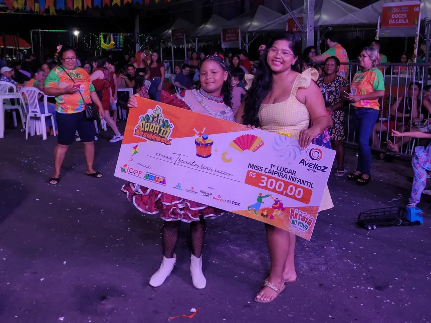 Bi campeã do Miss Caipira infantil 