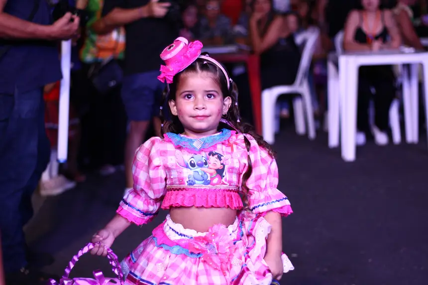 Candidata Miss Caipira Infantil 
