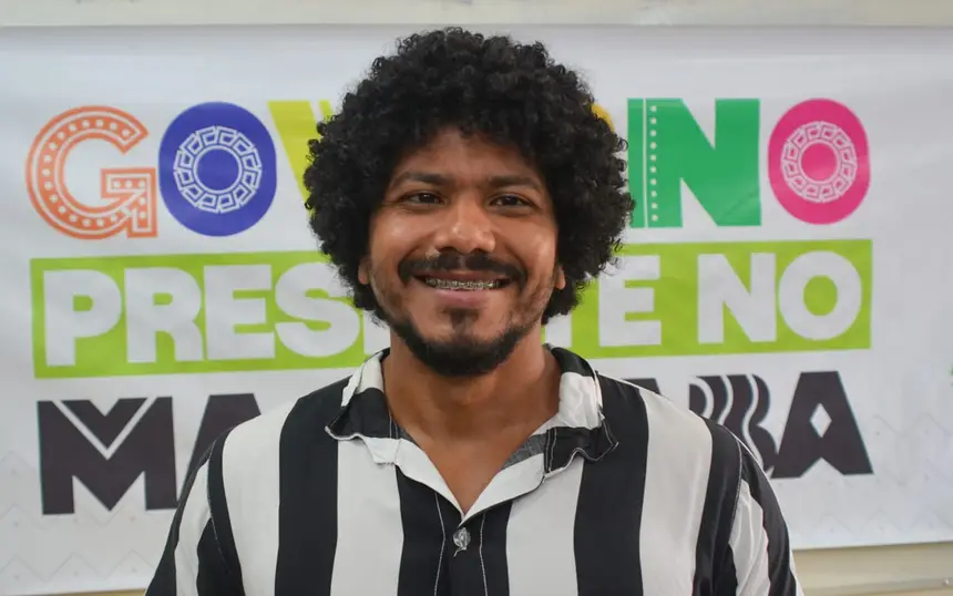 Professor ministrador do curso de Atendente de Farmácia, Partrick Jhuan