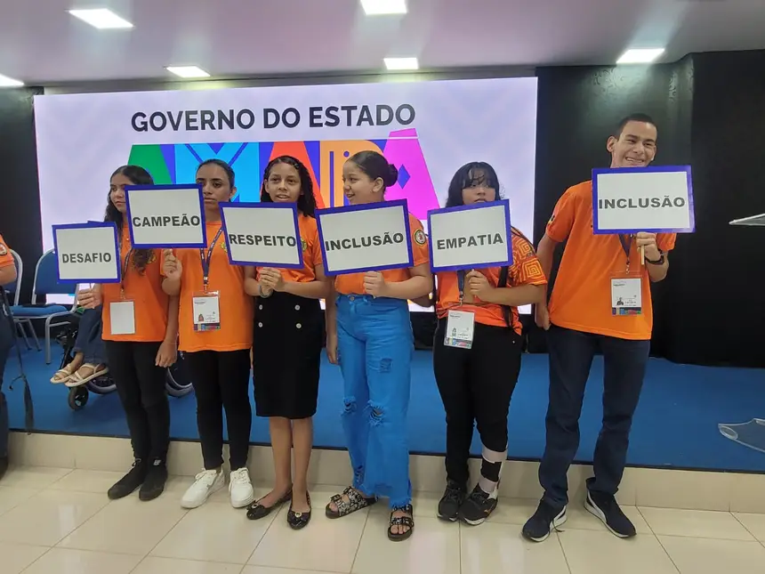 A apresentação artística com estudantes-atletas