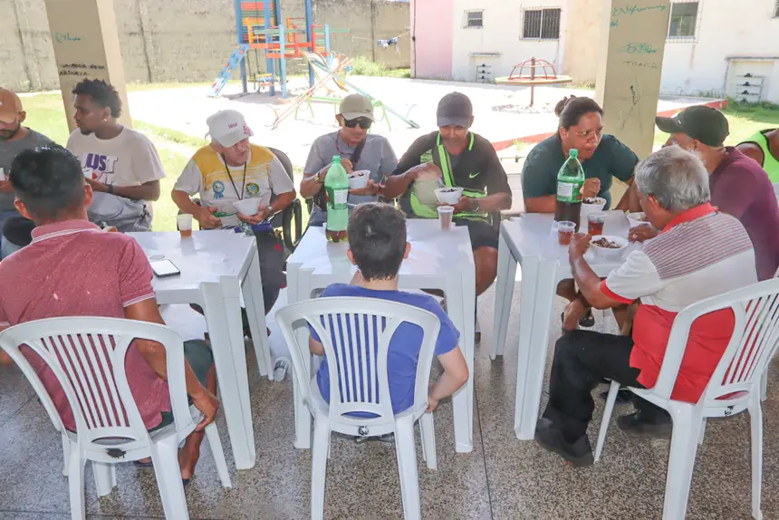 Confraternização dos pais do residencial 