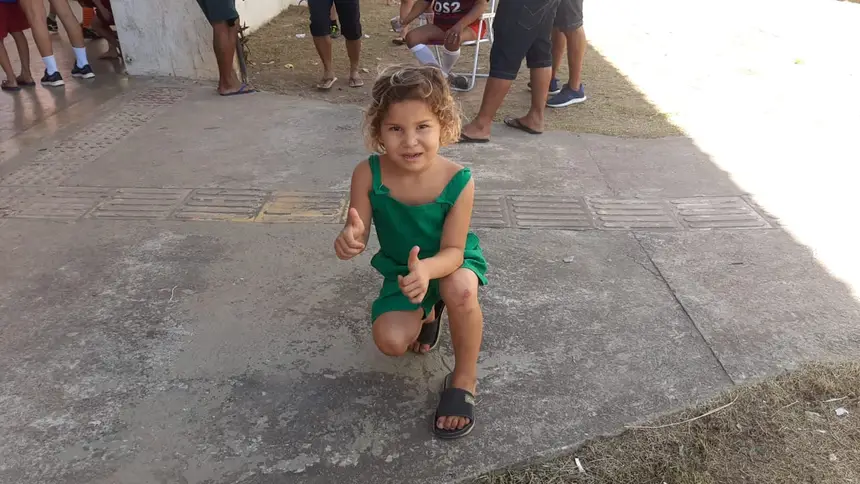 A pequena Franciane Cavalcante