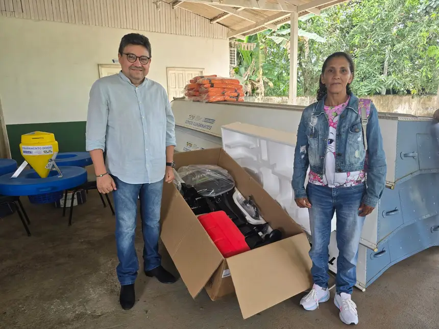 Sandra Pereira, agricultora ribeirinha do Amapari