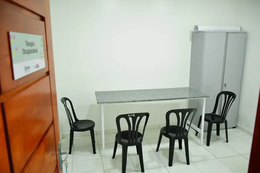 Sala para terapia ocupacional 