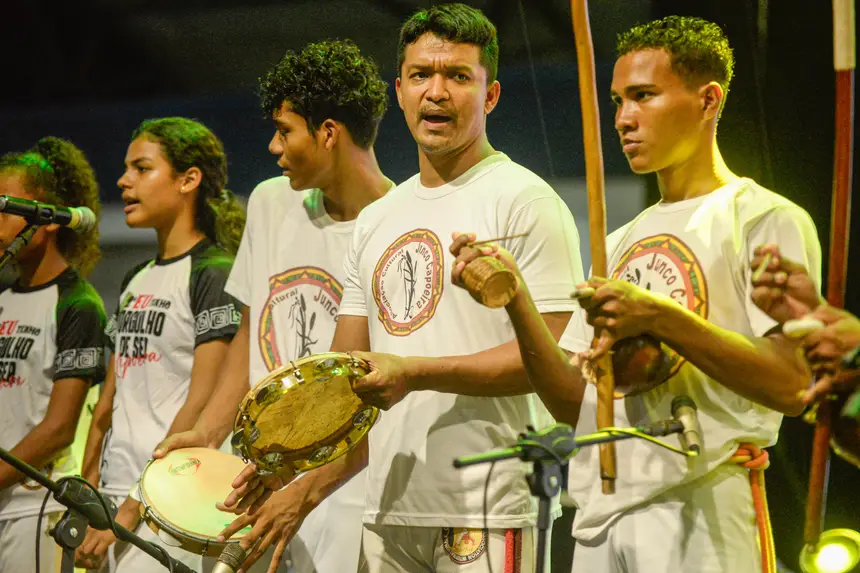 Espaço recebe grupos de capoeira, batuque, marabaixo e dos povos originários durante os nove dias de programação