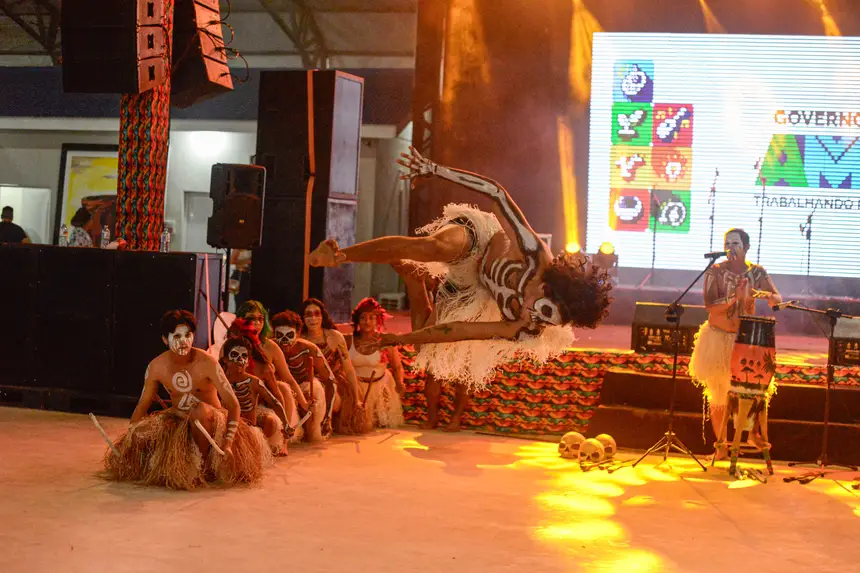 Espaço recebe grupos de capoeira, batuque, marabaixo e dos povos originários durante os nove dias de programação