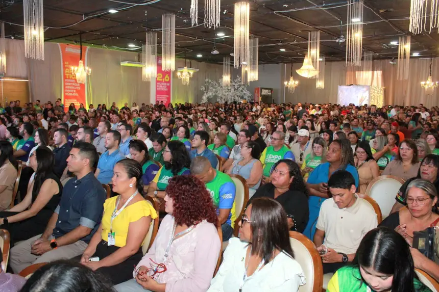 Público presente na apresentação dos dados positivos da 54ª Expofeira do Amapá 