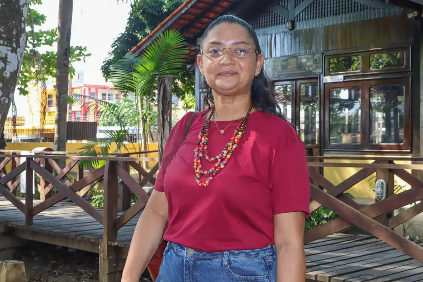 Patrícia Palheta, assistente social do Cram Tia Zefa 