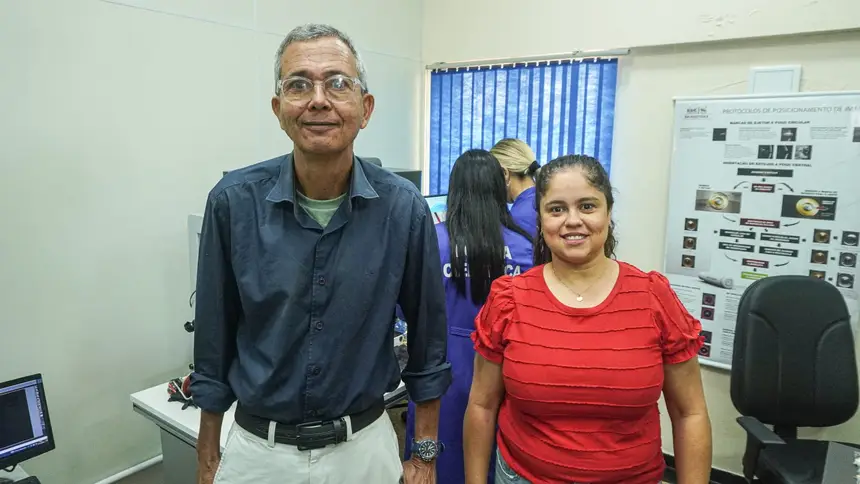 Instrutores Moisés da Silva Constantino, de Pernambuco e Priscila Mululo Madela, do Rio de Janeiro 