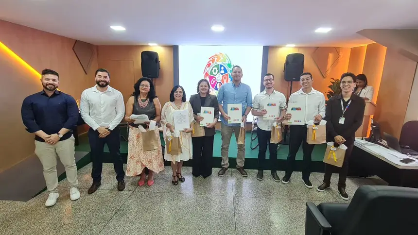 Instrutores do programa "Processos que transformam"