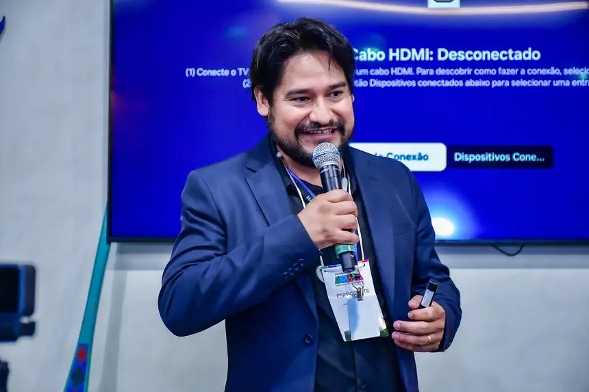 Painel apresentado pelo CEO da Mazodan, Michel Carvalho, chamou a atenção de Hugo Souza 