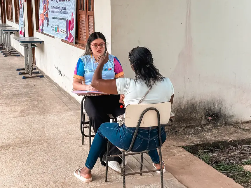 Atendimento com assistente social 