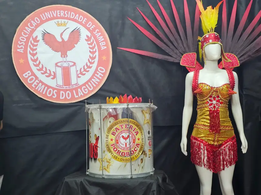 A Escola de Samba Boêmios do Laguinho também foi lembrada na programação do Projeto 