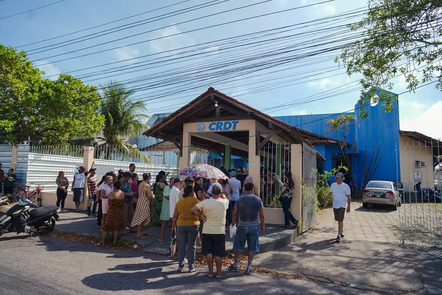 A população atendeu o chamado do Governo do Amapá para a ação no CRDT