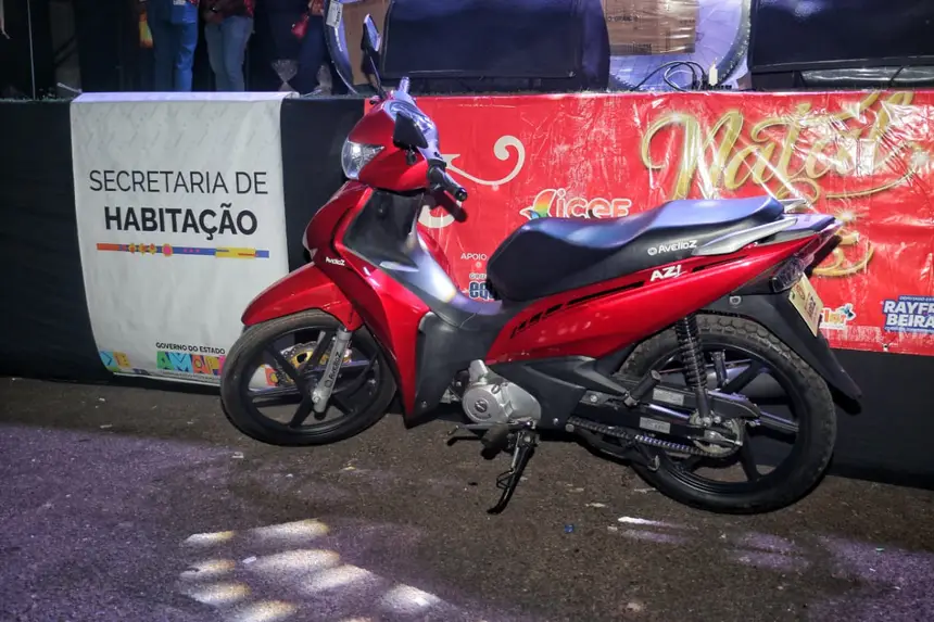 O moto zero KM, o sonho dos moradores do Açucena em levar para casa