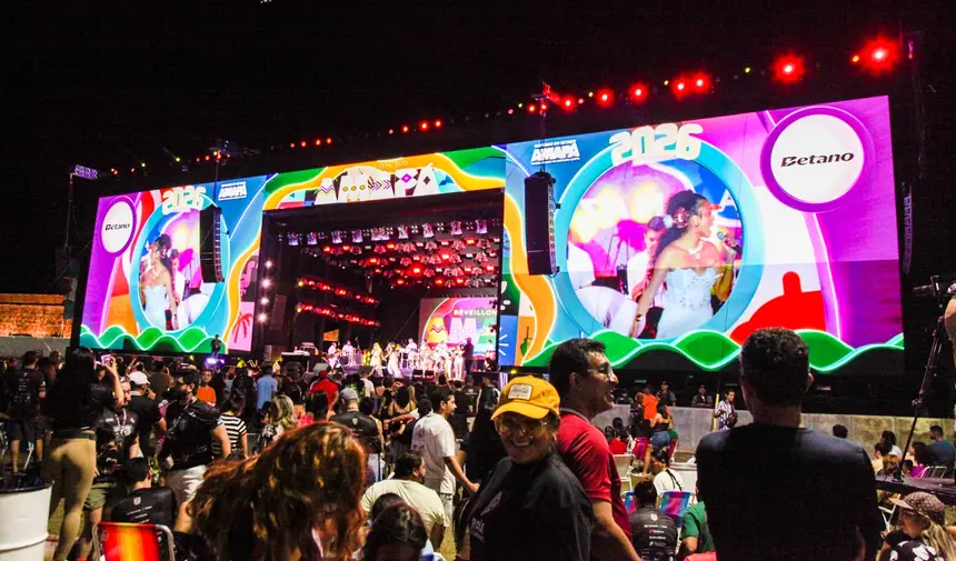 Palco Gigante de LED