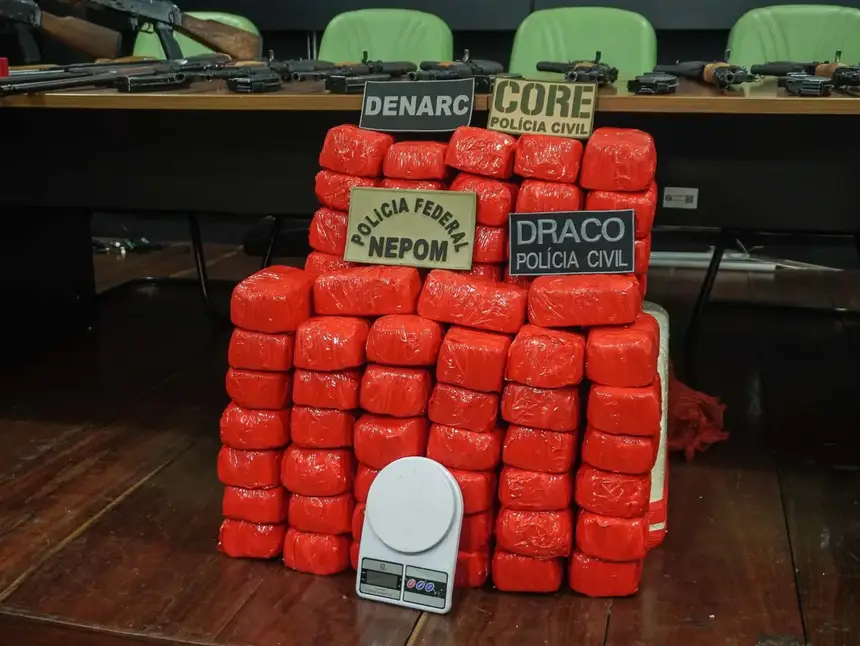Denarc apreendeu 760 quilos de entorpecentes, entre crack, cocaína, maconha e drogas sintéticas