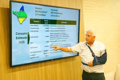 galeria: Governo do Estado se reúne com agrocerrado para debater projetos de produção de ovos e pecuária no Amapá