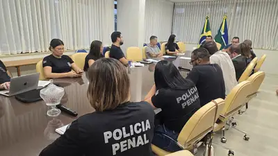galeria:  Reunião com Representantes do Sindicato dos Policiais Penais