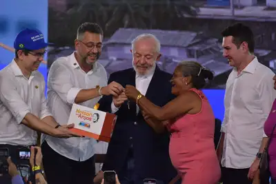galeria: Agenda do presidente Lula no Amapá: Anúncio da entrega do Residencial Nelson dos Anjos e cerimônia de entrega de chaves à moradores