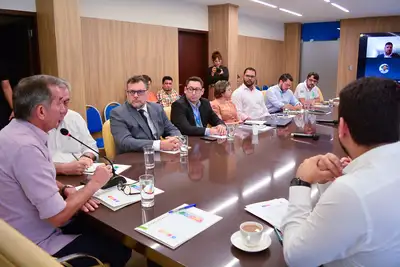 galeria:  Reunião com Produtores de Grãos e Ministro Waldez Góes
