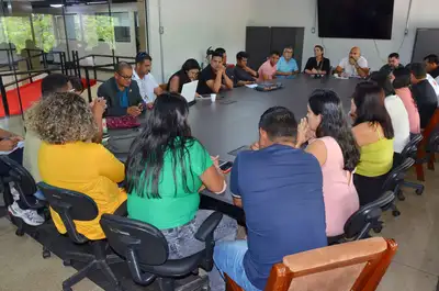 galeria: Encontro com Lideranças Indígenas do Município de Oiapoque, Tratativas de Demandas para o Setor de Infraestrutura nas Aldeias
