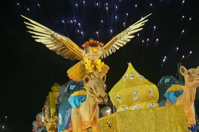 galeria: Carnaval 2025: Império da Zona Norte traz no Sambódromo enredo 'Isaac e sua Alegria: um conto de amor na passarela da folia'