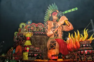 galeria: Carnaval 2025: Império do Povo aborda grafismo indígena em 'Kusiwa - O Caminho Desenhado Sobre a Pele'