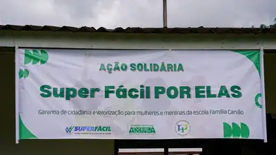 galeria:  Ação ‘Super Fácil Por Elas’ para Estudantes da Escola Família do Carvão, em Mazagão