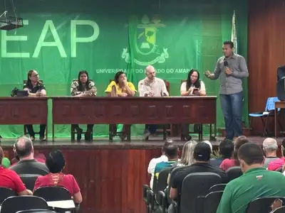 notícia: Governo do Amapá realiza alinhamento estratégico com profissionais dos centros didáticos, em Macapá