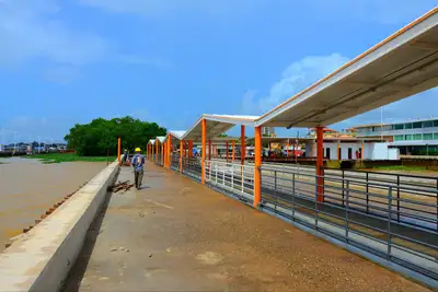 notícia: Terminal Hidroviário no píer 2 do Trapiche Santa Inês começa a ser estruturado e definido como novo ponto de chegada de embarcações, em Macapá