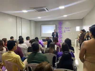 notícia: Fundação de Saúde Amapaense destaca cuidados com público feminino em palestra sobre prevenção do câncer do colo do útero