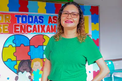Foto: Maksuel Martins/GEA Diretora do Centro Educacional Raimundo Nonato, Nilzete Mendes
