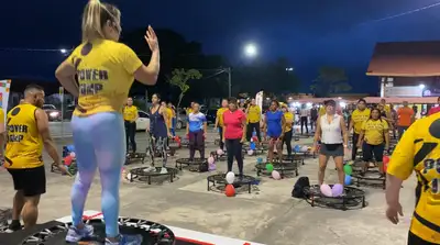 notícia: Governo do Amapá promove 'aulão' gratuito de Power Jump e reúne mais de 80 pessoas em Macapá    