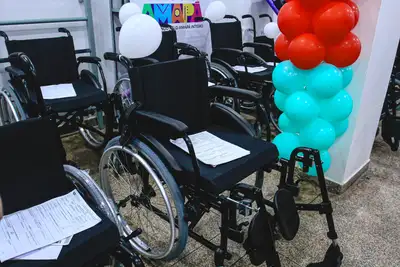 galeria: Governo do Estado distribui materiais de órtese e prótese do programa Reabilita Amapá para pacientes atendidos pelo Creap em Laranjal do Jari