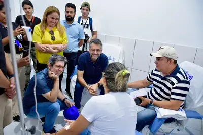 notícia: Governador Clécio Luís entrega enfermarias revitalizadas e novos equipamentos e serviços ao Hospital de Laranjal do Jari