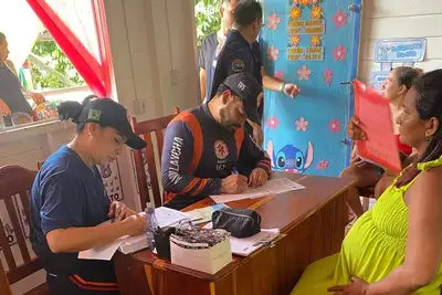 notícia: Samu no Amapá leva atendimento médico e educação em saúde para comunidades ribeirinhas em Mazagão