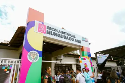 galeria: Governo do Amapá entrega reforma e adaptação da Escola estadual Munguba em Vitória do Jari