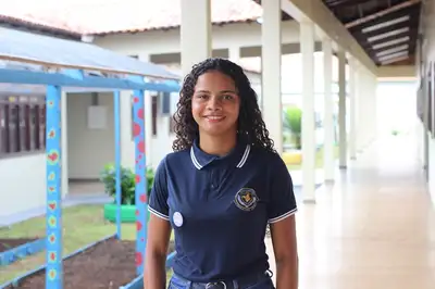 notícia: 'Vamos ter muitas experiências, aprender mais', comemora estudante sobre novos laboratórios na Escola Estadual Munguba do Jari, no Sul do Amapá