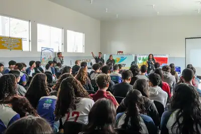 notícia: Governo do Amapá capacita alunos do ensino médio sobre importância do grêmio estudantil nas escolas