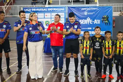 notícia: Com apoio do Governo do Estado, futsal de base dá show no Amapá e revela talentos em noite de finais emocionantes