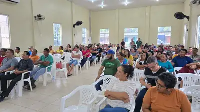 notícia: Audiência Pública do Governo do Amapá reforça ações de combate à praga da mandioca em assentamentos de Tartarugalzinho