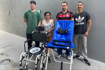 notícia: Reabilita Amapá: Governo do Estado entrega 31 cadeiras de banho para crianças com paralisia cerebral