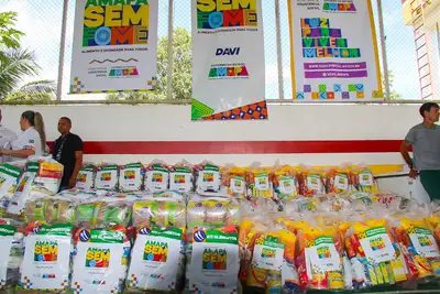 notícia: 'Amapá sem Fome': Governo do Amapá garante assistência alimentar para mais de 700 famílias, em Mazagão 
