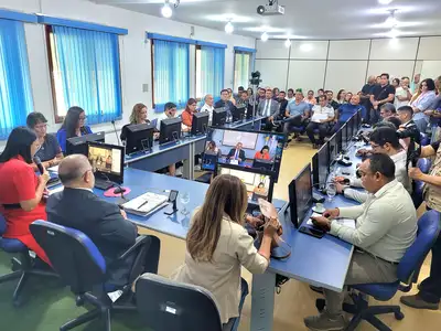 notícia: Amprev realiza primeira reunião extraordinária do Conselho Estadual da Previdência, em Macapá  
